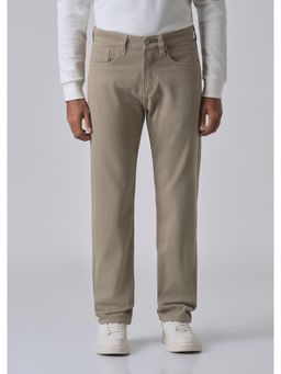 Banana Club - Khaki Green Straight Fit Denim