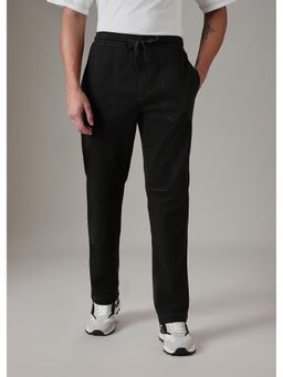 Banana Club - Black Cotton Drawstring Pant