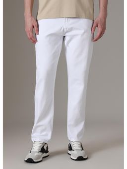 Banana Club - White Straight Fit Denim