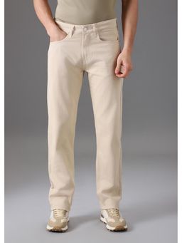 Banana Club - Cream Regular Fit Denim