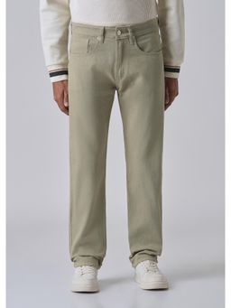 Banana Club - Green Regular Fit Denim - Olive