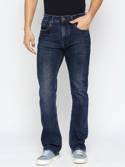 Being Human - Navy Blue Straight Cut Fit Men's Denim Jeans