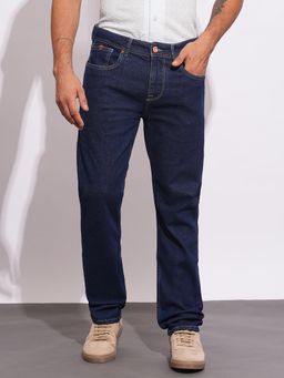 Being Human - Navy Blue Straight Fit Men's Denim Jeans