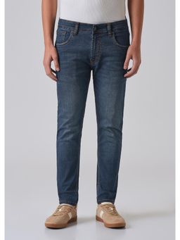 Banana Club - Dark Blue Low Fade Slim Fit Jeans