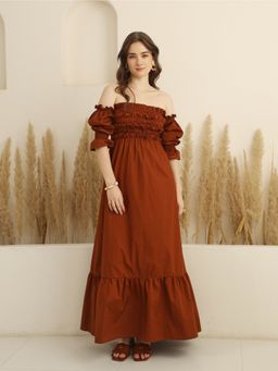 Ashico - Eden Dress - Brown