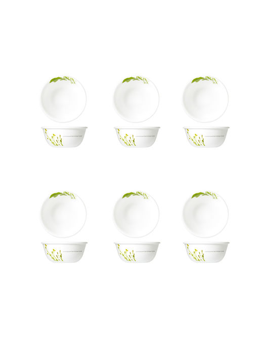 Corelle Asia Collection European Herbs 355ml Soup Bowl Pack of