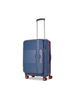 Skybags - Unisex Zephyre Expandable Blue Hard Luggage Trolley Bag