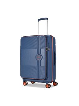 Skybags - Unisex Zephyre Expandable Blue Hard Luggage Trolley Bag