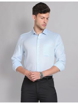 AD By Arvind - Solid Dobby Everlast Press Formal Shirt