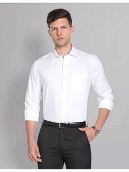 AD By Arvind - Pure Cotton Fearless White Formal Shirt