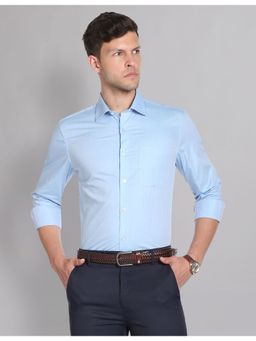 AD By Arvind - Cutaway Collar Solid Cotton Formal Shirt