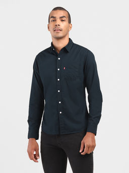 Levi's - Men Navy Blue Slim Fit Sustainable Casual Shirt