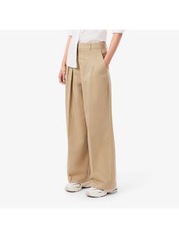 Lacoste - Flared Leg Stretch Gabardine Pants