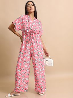 TOKYO TALKIES - Women Multi-Color Polyester Floral Jumpsuit