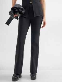 TOKYO TALKIES - Women Black Woven Pant