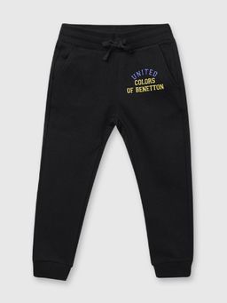 United Colors of Benetton - Solid Track Pants- Black
