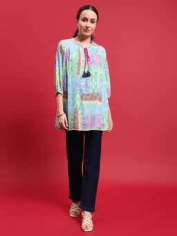 Shree - Multicolor Abstract Print Tunic