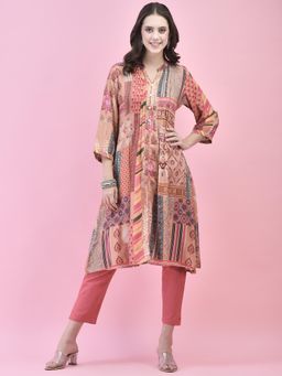 Shree - Multicolor Floral Print Kurta