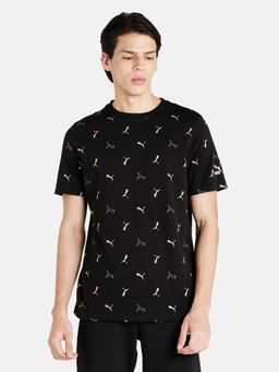 Puma - Classics Graphics Aop Men Black T-shirts