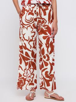 Cover Story - Rust Printed Trouser