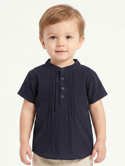 MINI KLUB - Baby Boys Shirt - Navy Blue
