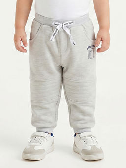 MINI KLUB - Baby Boys Cotton Solid Jogger, Grey (Pack of 2)