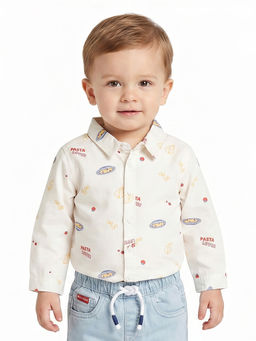 MINI KLUB - Baby Boys Shirt - Off White