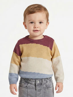 MINI KLUB - Baby Boys Colorblock Sweater