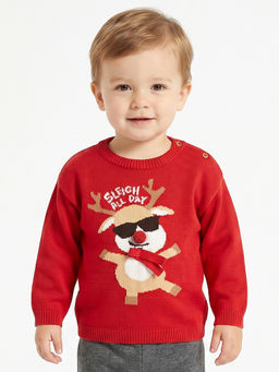 MINI KLUB - Baby Boys Sweater - Navy Blue
