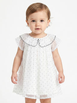 MINI KLUB - Baby Girls Dress - White