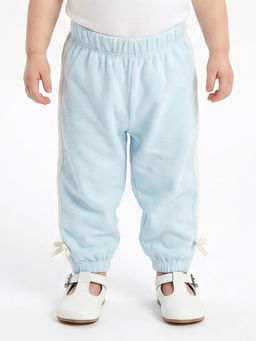 MINI KLUB - Baby Girls Cotton Solid Jogger, Blue