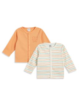 MINI KLUB - Baby Boys Cotton Striped Vest (Pack of 2)