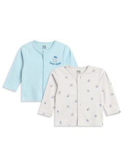 MINI KLUB - Baby Boys Cotton Printed Vest (Pack of 2)