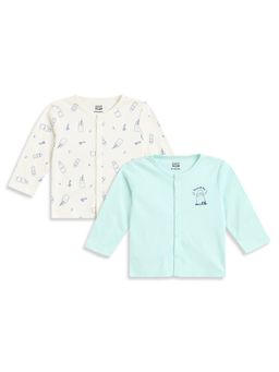 MINI KLUB - Baby Boys Cotton Printed Vest (Pack of 2)