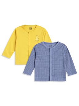 MINI KLUB - Baby Boys Cotton Printed Vest (Pack of 2)