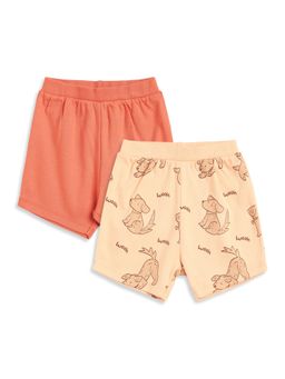 MINI KLUB - Baby Boys Cotton Printed Shorts (Pack of 2)
