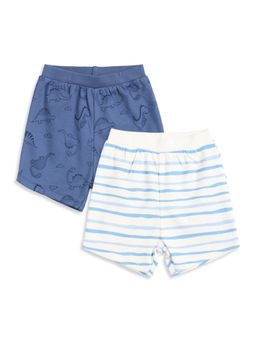 MINI KLUB - Baby Boys Cotton Striped Shorts (Pack of 2)