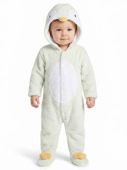 MINI KLUB - Baby Boys Cotton Theme Hooded Sleepsuit