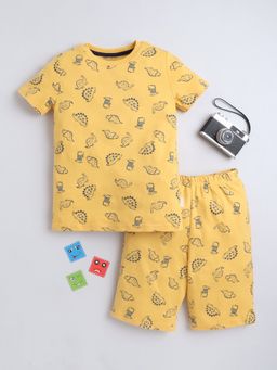 Baby Nation - Kids Dinosaur Print Cotton Co-Ord Set