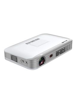 MIRACLE DIGITAL - 2000 Lumens 3D Pocketed RGB LED Beam Projector with 7800mAh Rechargeable Battery