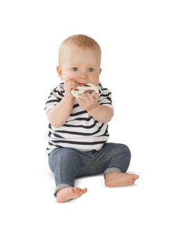 Sophie la Girafe - White Plastic Solid-Plain Teether