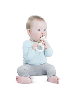Sophie la Girafe - White Rubber Solid-Plain Ring Teether