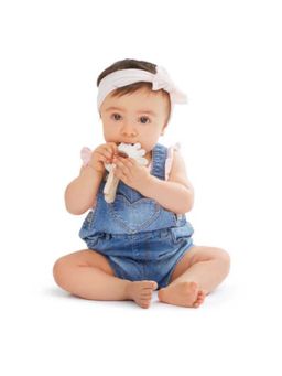 Sophie la Girafe - White Wood Solid-Plain Teething Ring