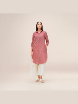 AMPM - Women Pink Tunic with Palazzo