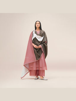 AMPM - Women Multi-Color Kurta with Palazzo and Dupatta