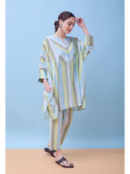House of Mantra - Mantra Samira Blue Kurta with Pant