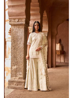 Sheetal Batra - Heer - Mint Green Short Kurta with Sharara and light Dupatta