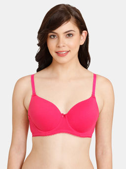 Zivame - Rosaline Padded Wired 3/4th Coverage T-Shirt Bra Beetroot Purple
