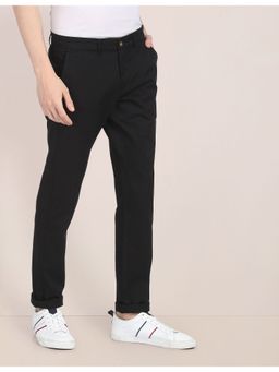 U.S. POLO ASSN. - Slim Fit Twill Casual Trouser Black