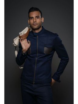 Rohit Bal - Blue Men Denim Jacket